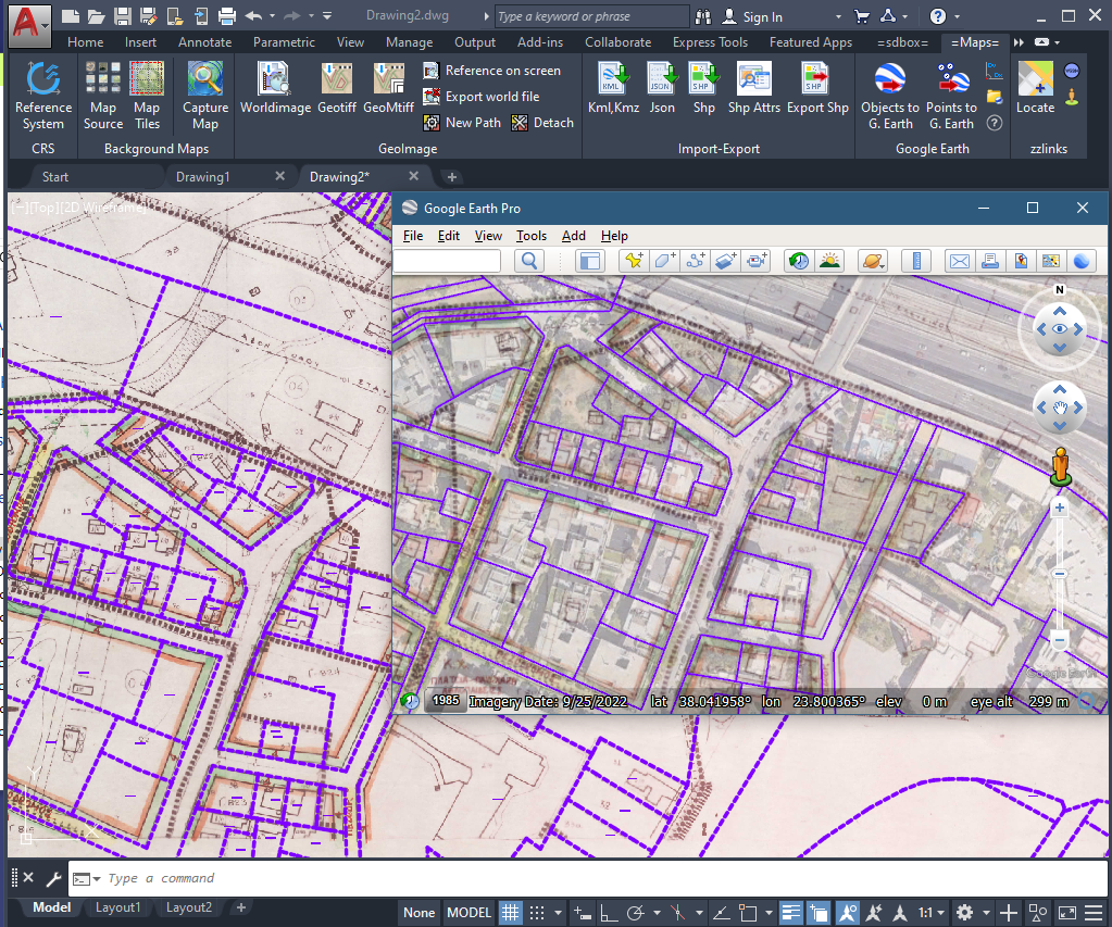 Google Earth integration